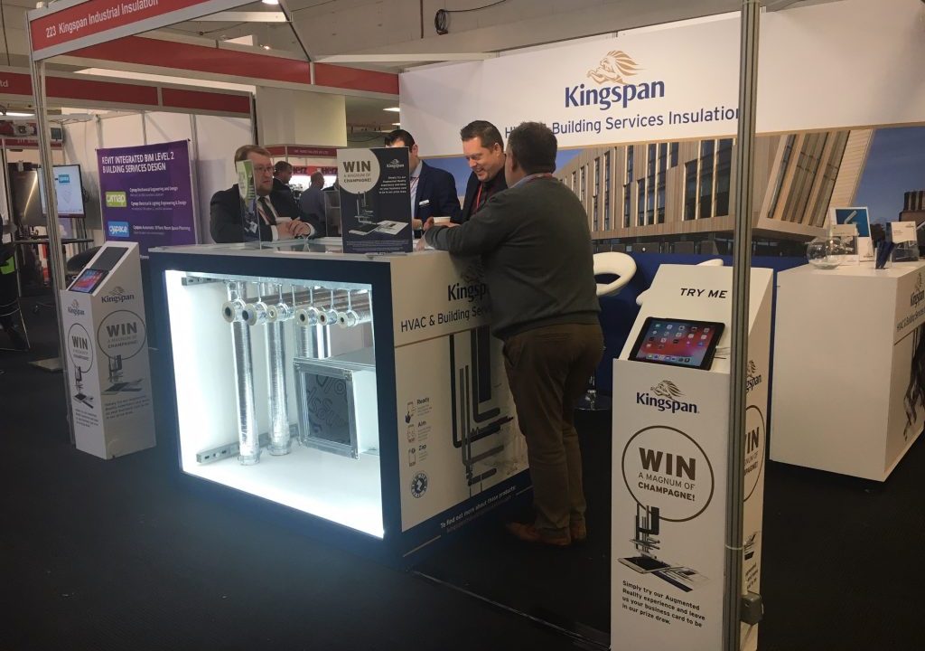 Kingspan and eclipse marketing at Build2Perform trade show