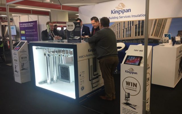 Kingspan and eclipse marketing at Build2Perform trade show