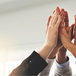 team-high-fiving