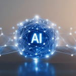 AI-Sphere-with-Neural Network-Connections