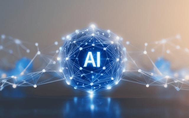 AI-Sphere-with-Neural Network-Connections