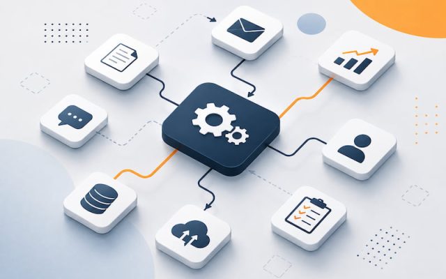 Workflow automation connecting common small business processes